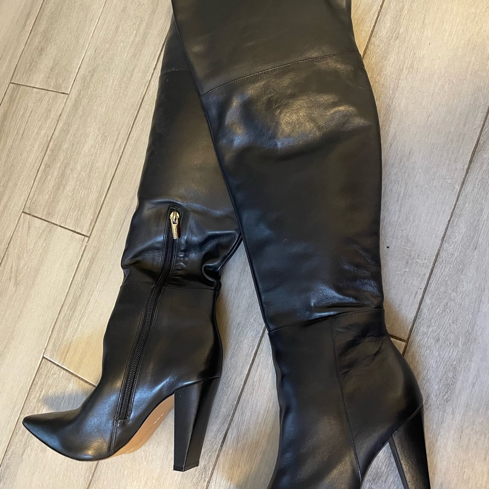 Vince Camuto Black Over the Knee Boots